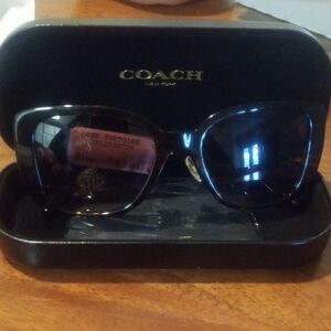 Coach Black Tortoise Sunglasses